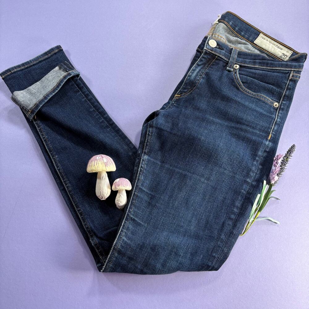 Rag & Bone Skinny Jeans Size 29 Dark Wash Denim USA